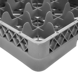 Gläserspülkorb 1/1 - 500x500mm - 16 Fächer - Grau - passend für ARU16N