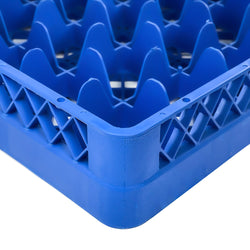 Gläserspülkorb 1/1 - 500x500mm - 25 Fächer - Blau - passend für ARU25N