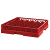 Glass Rack 1/1 - 500x500mm - 49 Compartments - Red - compatible with ARU49N