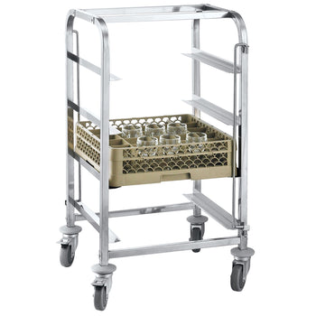 Wózek na naczynia ze stali nierdzewnej - na 4 kosze - Prime Gastro