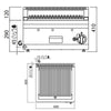 Grill gazowy z kamieniami lawowymi – 8 kW