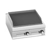Gazowy grill lawowy - 18kW - 800mm - Nastawny - 900mm głębokości - Ruszt na stałej wysokości - Ruszt żeliwny - 2 strefy grzewcze