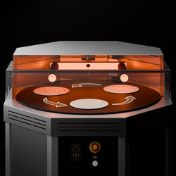 Piekarnik do pieczenia płaskich chlebków, tureckiej pizzy i lavas – obrotowy – do 20 chlebków na minutę