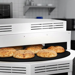 Piekarnik do pieczenia płaskich chlebków, tureckiej pizzy i lavas – obrotowy – do 20 chlebków na minutę