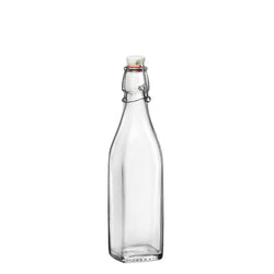(12 sztuk) Szklana butelka Bormioli Rocco – DUBLIN – z zamknięciem na zatrzask – 250 ml