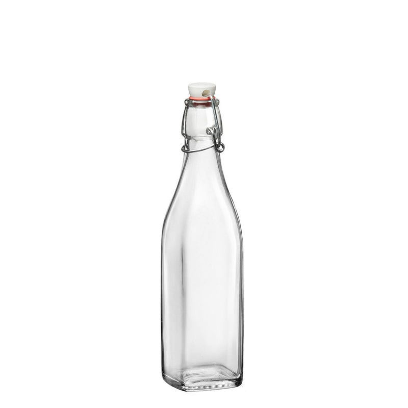 (12 szt.) Bormioli Rocco | Butelka szklana DUBLIN – 250 ml – z zamknięciem pałąkowym