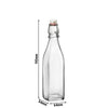 (12 szt.) Bormioli Rocco | Butelka szklana DUBLIN – 250 ml – z zamknięciem pałąkowym