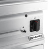 Grill lawowy – gazowy – 5,5 kW – z rusztem o regulowanym nachyleniu – z podstawą z 1 drzwiami