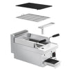 Gazowy grill lawowy - 5,5kW - 400mm - Nastawny - 600mm głębokości - Regulowana wysokość rusztu