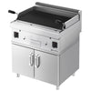 Grill lawowy – gazowy – 14 kW – z rusztem o regulowanym nachyleniu – z podstawą z 2 drzwiami