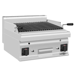 Grill gazowy z kamienia lawowego - 10,6 kW - Uchylny ruszt grillowy