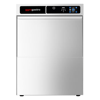 Zmywarka do szkła - cyfrowa - 3,30 kW - z detergentem, nabłyszczaczem & pompą spustową - Prime Gastro