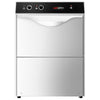 Zmywarka do szkła mini – dwuścienna – 2,77 kW – manualna – z pompą nabłyszczacza i pompą spustową