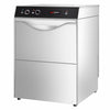 Dwuściankowa Podblatowa Zmywarka do szkła - Elektromechaniczne - kosz 350x350mm - 2,77kW - z dozownikiem nabłyszczacza