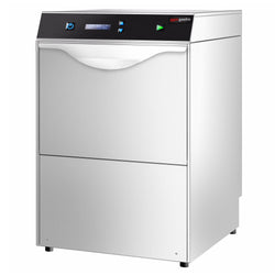 Dwuścienna zmywarka do szkła - cyfrowa - 2,97 kW - włącznie z odkamieniaczem - z pompą detergentu & nabłyszczacza