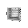 Grill do kurczaków – gazowy – na maks. 24 kurczaki – 21 kW – z 4 rożnami