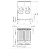 Gas Pasta Cooker - 80 Liters - 24kW
