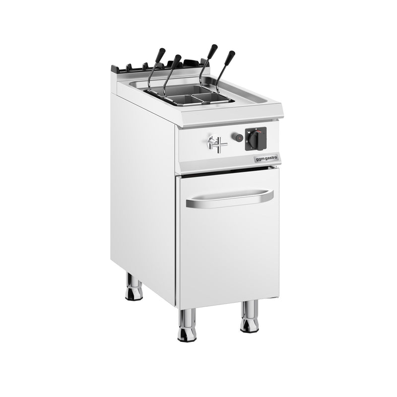 Gazowa Makaroniarka - 18L - 10,5kW - ze spustem wody - na podstawie z 1 drzwiami