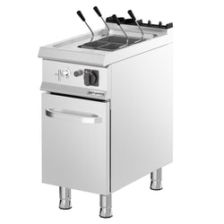 Gazowa Makaroniarka - 18L - 10,5kW - ze spustem wody - na podstawie z 1 drzwiami