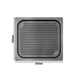 Płyta grillowa do piekarnika / pieca konwekcyjnego - parowego GN 2/3