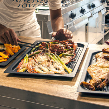 Płyta grillowa do piekarnika / pieca konwekcyjnego-parowego GN 1/1 - Prime Gastro