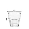 (50 szt.) Szklanka – poliwęglan – 200 ml – przezroczysta, zdjęcie 2 z 3