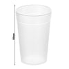 Poliwęglan szklanki mleka - 200 ml
