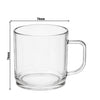 (50 szt.) Filiżanka do herbaty i kawy – poliwęglan – 200 ml – przezroczysta, image 2 of 2