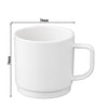 (50 sztuk) Filiżanka do herbaty/kawy z poliwęglanu – 200 ml – biała