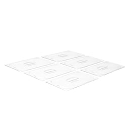 (6 szt.) Pokrywa GN 1/1 - z poliwęglanu - 530x325mm - Wysokość:27mm - przezroczysta