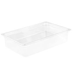 (6 szt.) Pojemnik GN z poliwęglanu - GN 1/1 - 150mm - Przezroczysty - Pojemność:19,5L