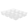 Polypropylene container GN 1/6 - milk - depth 65mm