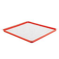 (6 szt.) Pokrywa GN 1/2 - z poliwęglanu - szczelna - 325x265mm - Wysokość:10mm - przezroczysta