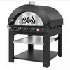 Piec do pizzy – gazowy – 4x 30 cm – manualny – z podstawą – antracytowy, zdjęcie 4 z 7