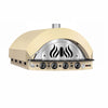 Piec do pizzy – gazowy – 4x 30 cm – do 400 °C – manualny – żółty kremowy, zdjęcie 1 z 7