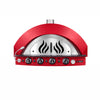 Piec do pizzy – gazowy – 4x 30 cm – do 400 °C – manualny – czerwony