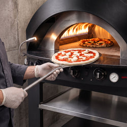 Piec do pizzy – gazowy – 4x 30 cm – do 400 °C – manualny – czarny, image 5 of 7