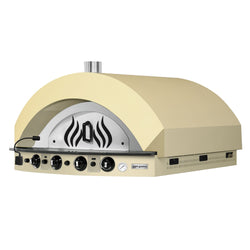 Gazowy piec do pizzy - Czerwony - 9x 25cm - Manualny