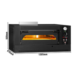 Gazowy piec do pizzy - 6x 30cm - manualny