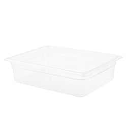 (6 szt.) Pojemnik GN z polipropylenu - GN 1/2 - 65mm - Przezroczysty - Pojemność:3,9L
