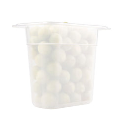 (6 szt.) Pojemnik GN z polipropylenu - GN 1/9 - 150mm - przezroczysty - Pojemność:1,27L