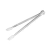 (4 pcs) Grill tongs - Length: 250mm - Stainless steel