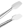 (4 pcs) Grill tongs - Length: 250mm - Stainless steel