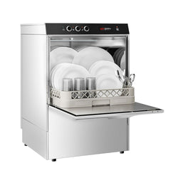 Zmywarka do naczyń - Manualna - 4,9 kW - z detergentem, nabłyszczaczem & pompą spustową