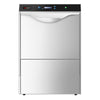 Double-skinned Undercounter Commercial Dishwasher - 500mm Basket - Digital Controls - 3.9kW - with Integrated Water Softener - with Drain, Rinse Aid & Detergent Pumps