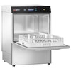 Double-skinned Undercounter Commercial Dishwasher - 500mm Basket - Digital Controls - 4.9kW - with Drain, Rinse Aid & Detergent Pumps