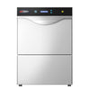 Double-skinned Undercounter Commercial Dishwasher - 500mm Basket - Digital Controls - 4.9kW - with Drain, Rinse Aid & Detergent Pumps