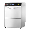 Double-skinned Undercounter Commercial Dishwasher - 500mm Basket - Digital Controls - 4.9kW - with Drain, Rinse Aid & Detergent Pumps