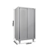 Szafa na naczynia ECO – 1200 x 600 mm – wysokość: 1800 mm – z 2 drzwiami przesuwnymi
