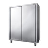 Szafa na naczynia GASTRONOMICZNA PREMIUM - 1400x600mm - 2-drzwiowa - drzwi przesuwne - Wysokość:1800mm